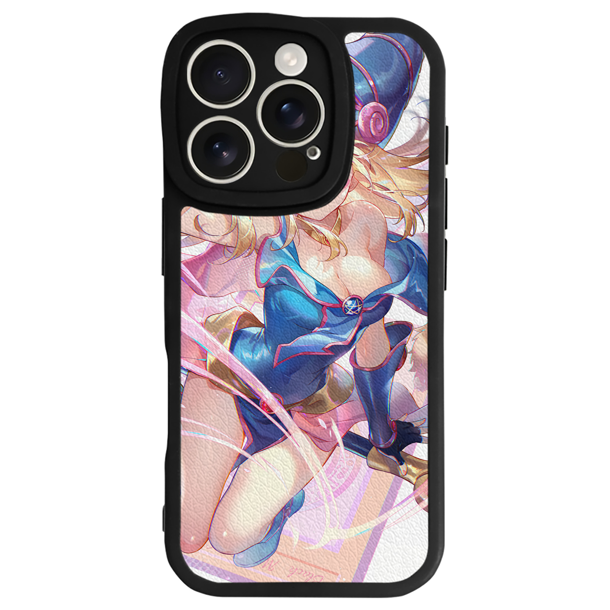 （画像用） 遊☆戯☆王 Yu-Gi-Oh! 【iPhone 16シリーズ対応】シリコンスマホケース（レザー調） 材質：シリコン